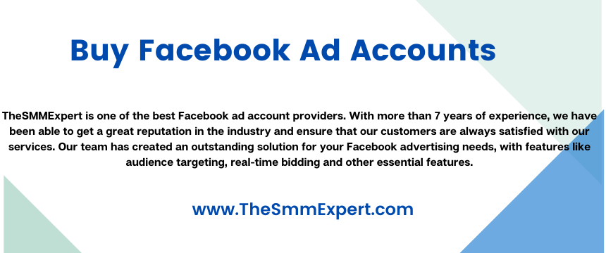 facebook ads account buy