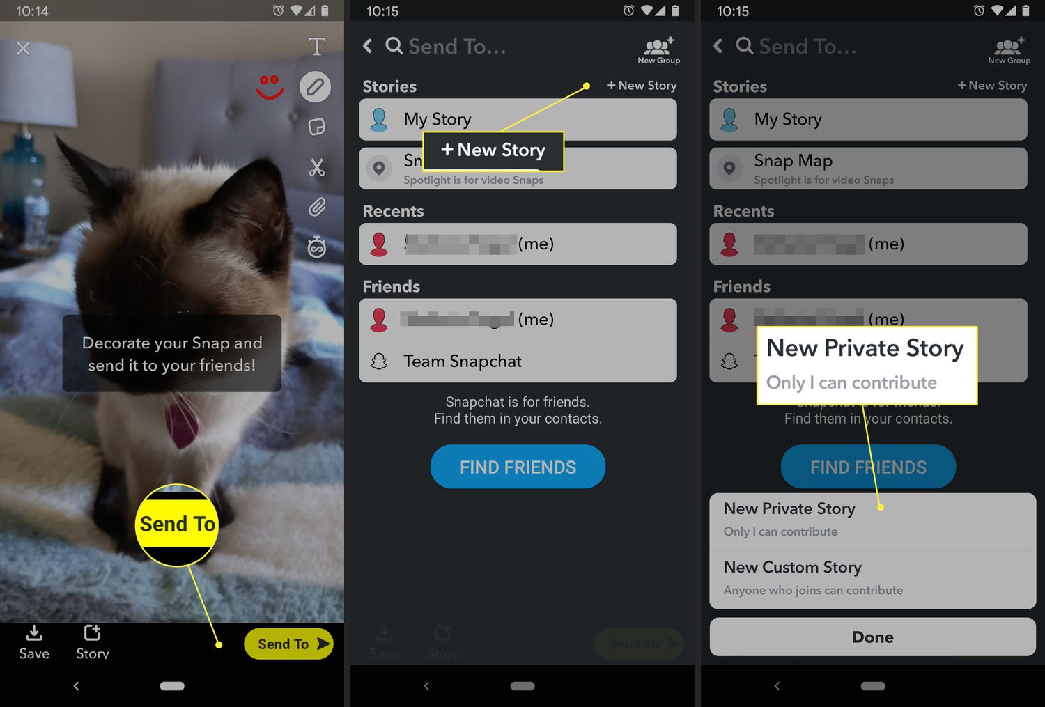 How to Add Private Story Link on Snapchat