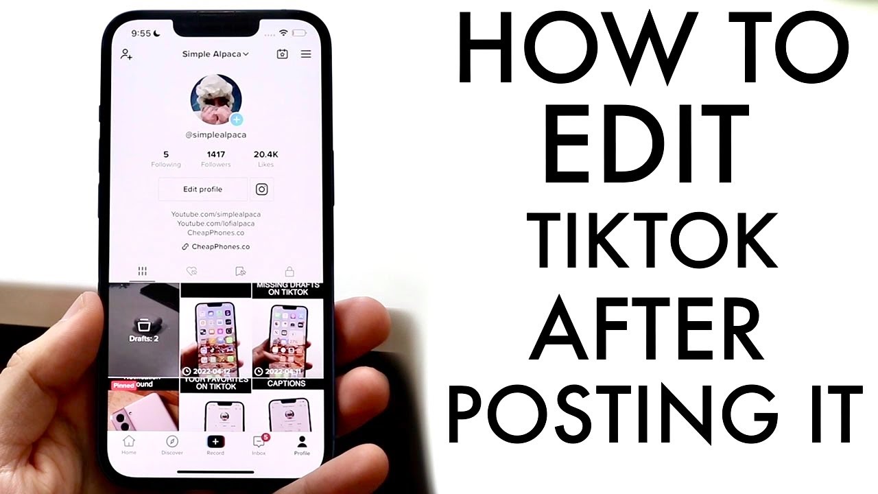 How to Edit a Tiktok Video After Posting